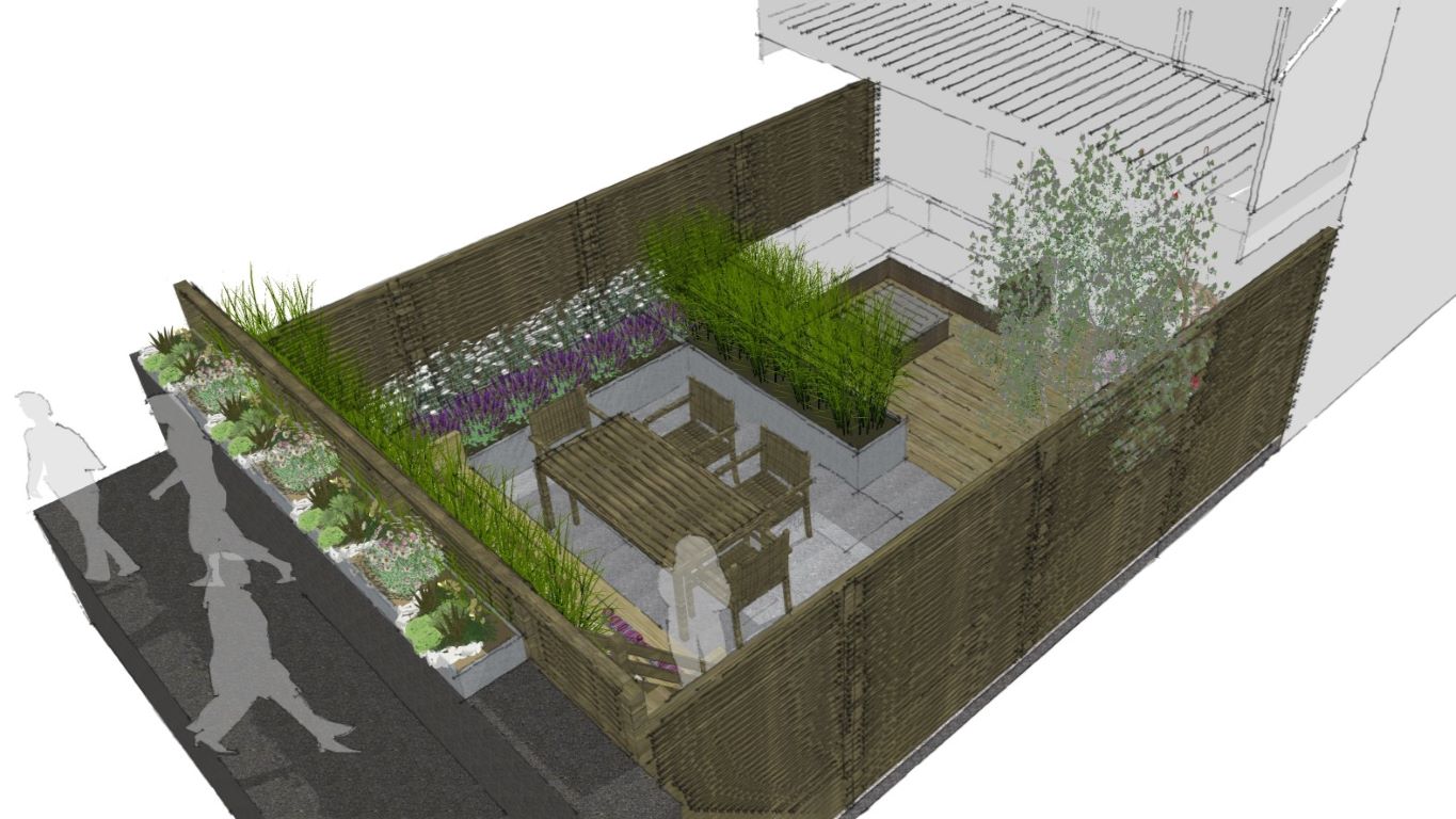 FuchsiaGreenltd_Garden_Design_Coastal_Garden_porcelainpaving_Planting_Grasses_3DVisual_1